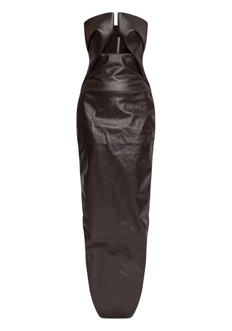 Cedar brown Prong gown dress Rick Owens - women